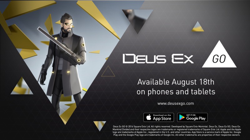 Deus Ex Go: Square Enix gibt Veröffentlichungsdatum bekannt