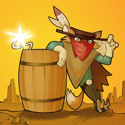 Explosives Wildwest-Puzzle „Gunpowder“ für iOS & Mac im Gratis-Angebot