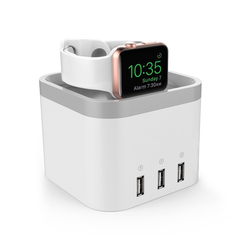 NexGadget: Praktische Ladestation mit drei USB-Ports & Watch-Dock im Angebot