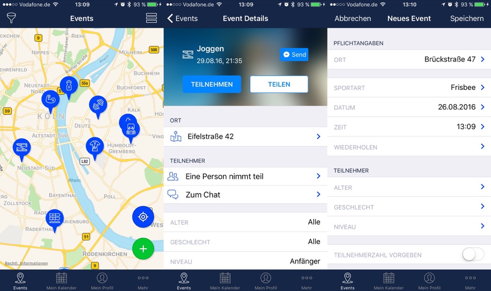 Teametic: Neue Gratis-App für das iPhone will Sportler aus der Region zusammenführen