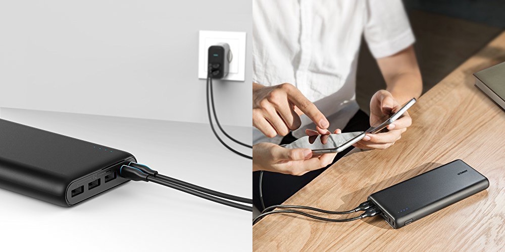 Anker PowerCore 26.800: Neuer XXL-Akku wird über zwei Kabel doppelt so schnell aufgeladen