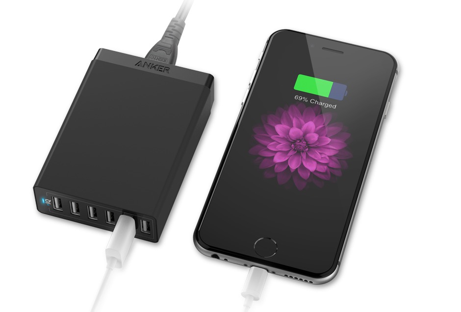 Beliebtes Zubehör im Blitzangebot: Anker PowerPort mit sechs USB-Anschlüssen & 60 Watt