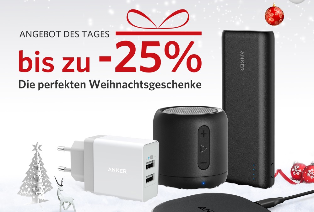 Anker-Gadgets: Heute 18 Zubehör-Produkte als Angebot des Tages günstiger