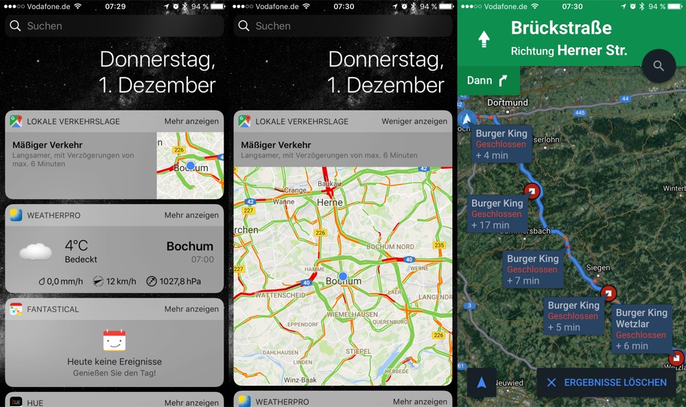 Google Maps: Neues Widget für Verkehrslage & eine nicht wirkliche Neuerung