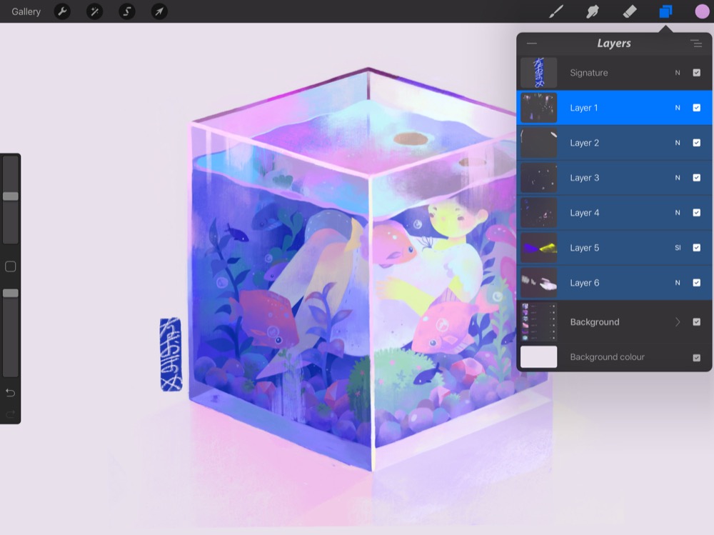 Procreate layers