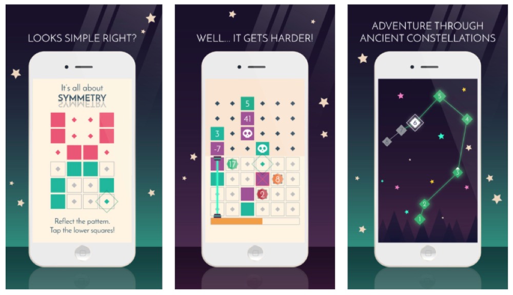 Symmetria – Path to Perfection: In diesem schnellen Puzzle-Spiel dreht sich alles um Symmetrie