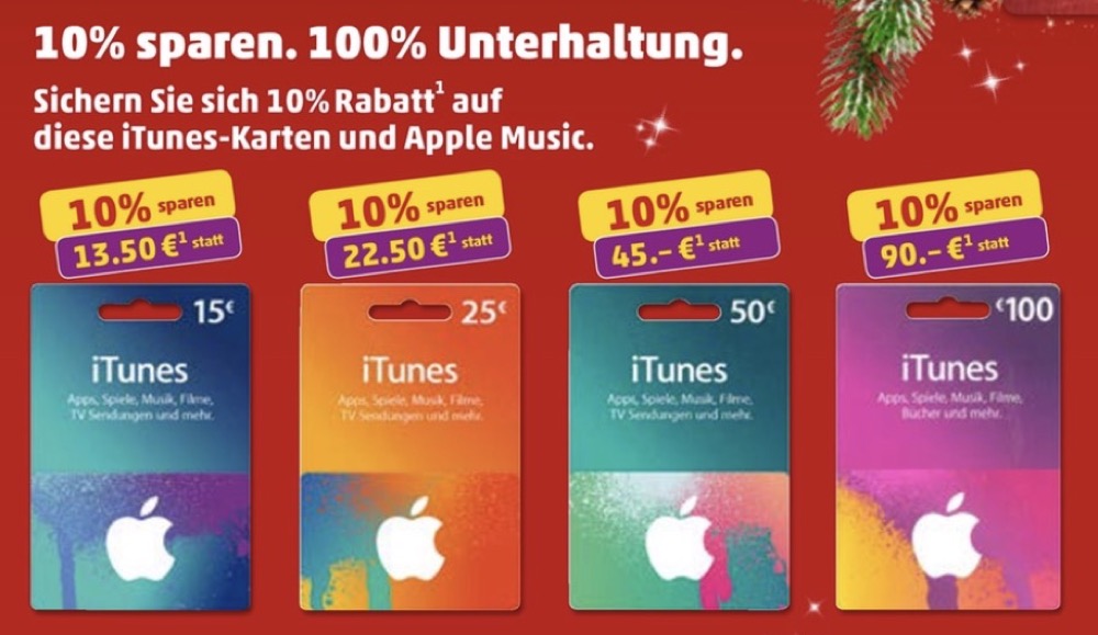 iTunes-Rabatt im Dezember 2023: Hier bekommt ihr günstigere Apple