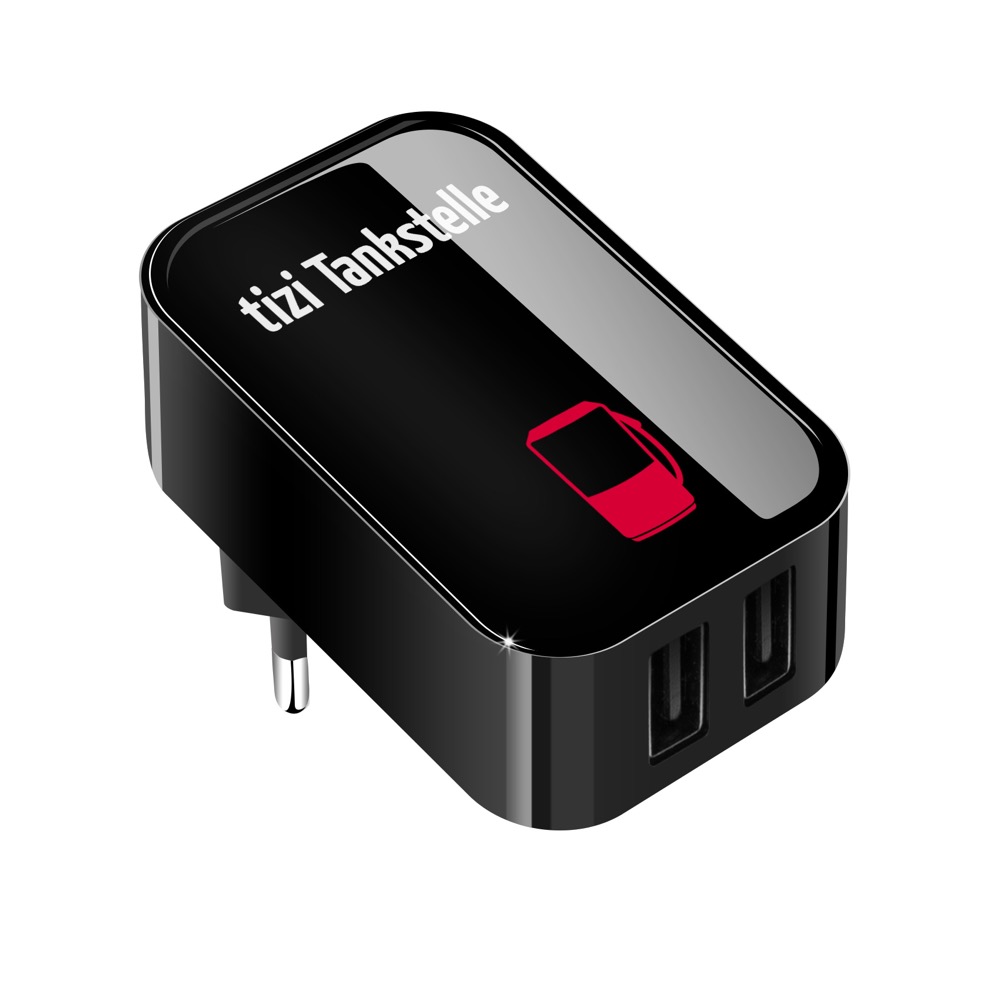 Equinux stellt tizi Tankstelle mit 2 USB-Ports & Schlüsselanhänger Schlingel Express vor