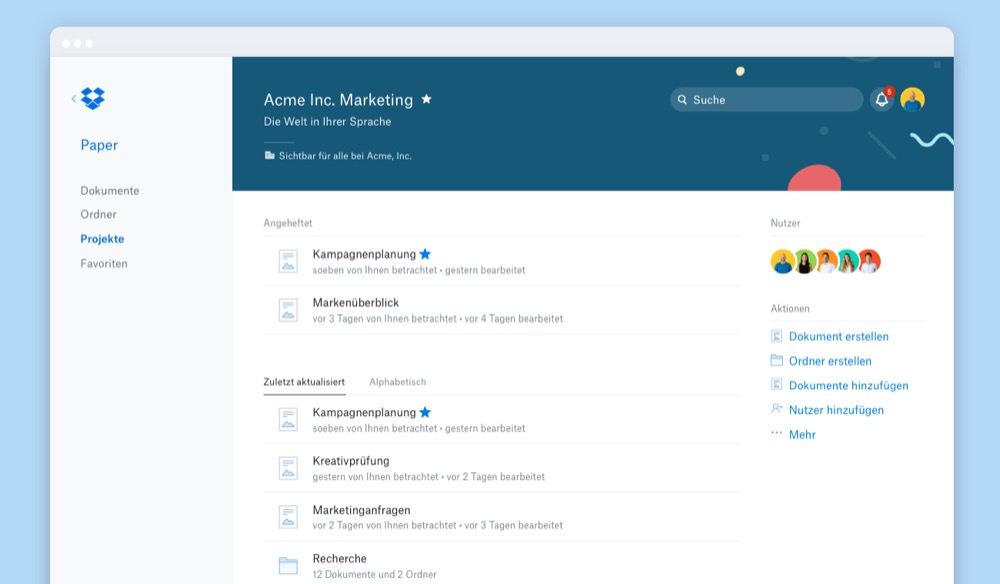 Dropbox Paper