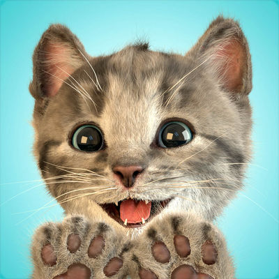 Kleines Kätzchen – Meine Lieblingskatze: Niedlich animierte Haustier-App von Fox & Sheep