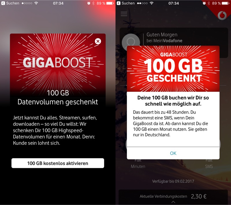 Vodafone GigaBoost
