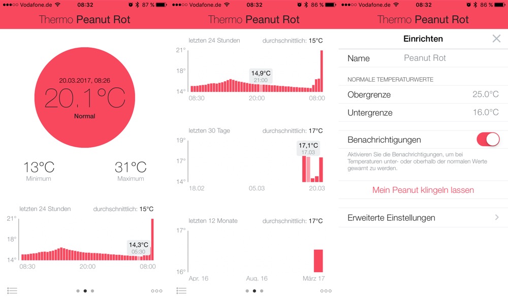 Sense ThermoPeanut App