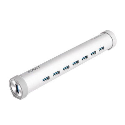 Aukey: USB-C-Hub mit 7 USB-Ports & einfache Bluetooth-Tastatur heute im Angebot