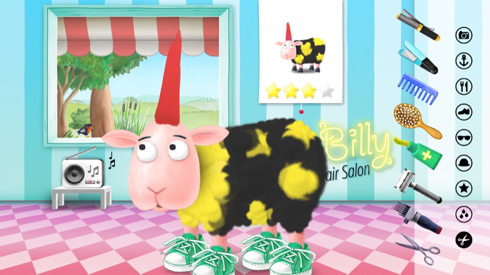 Freddi Friseur: Kreative App für Kinder ab drei Jahren wird heute gratis angeboten