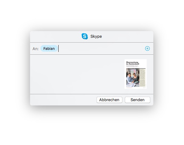 skype mac teilen