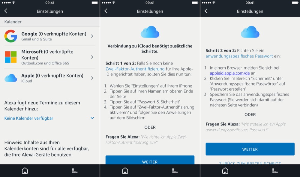 alexa icloud