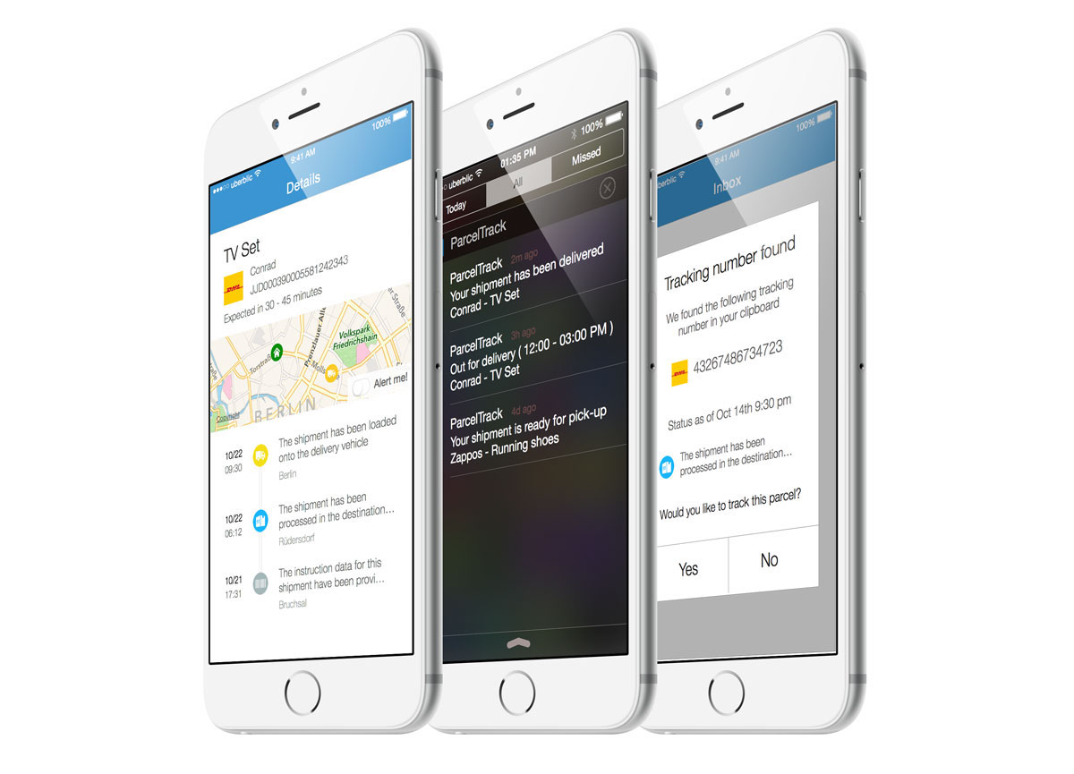 parceltrack iphone