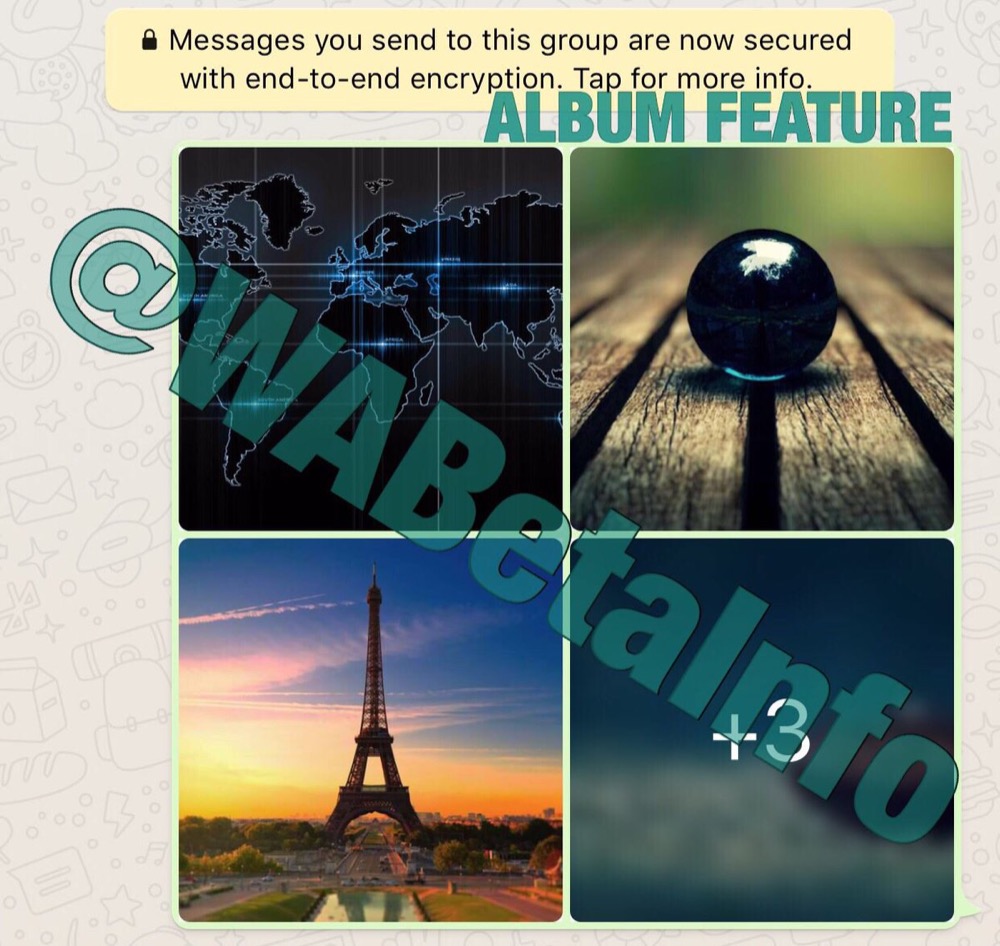 whatsapp foto album