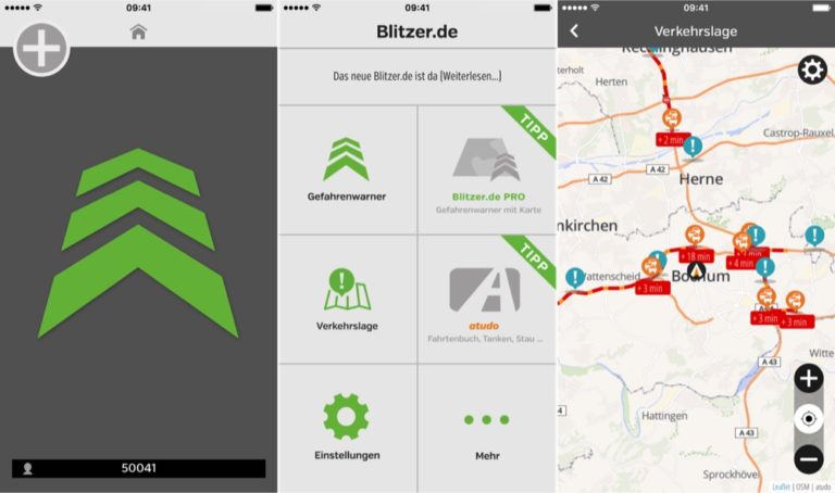 Wunderschne Blitzer App Pro Fotos