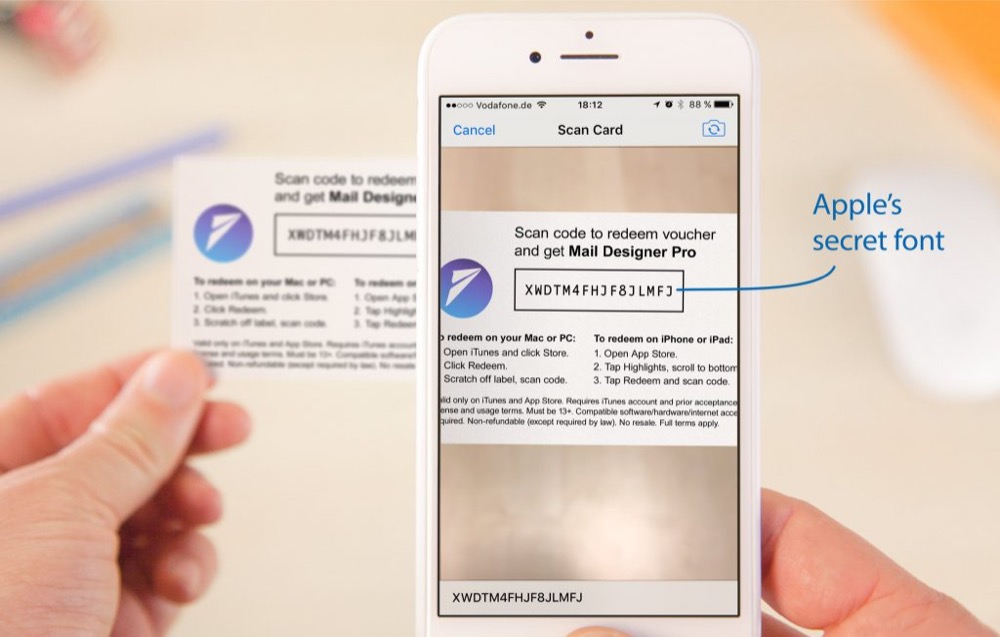 itunes karte scan