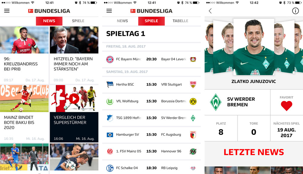 Offizielle Bundesliga App Überzeugt die Anwendung der DFL?