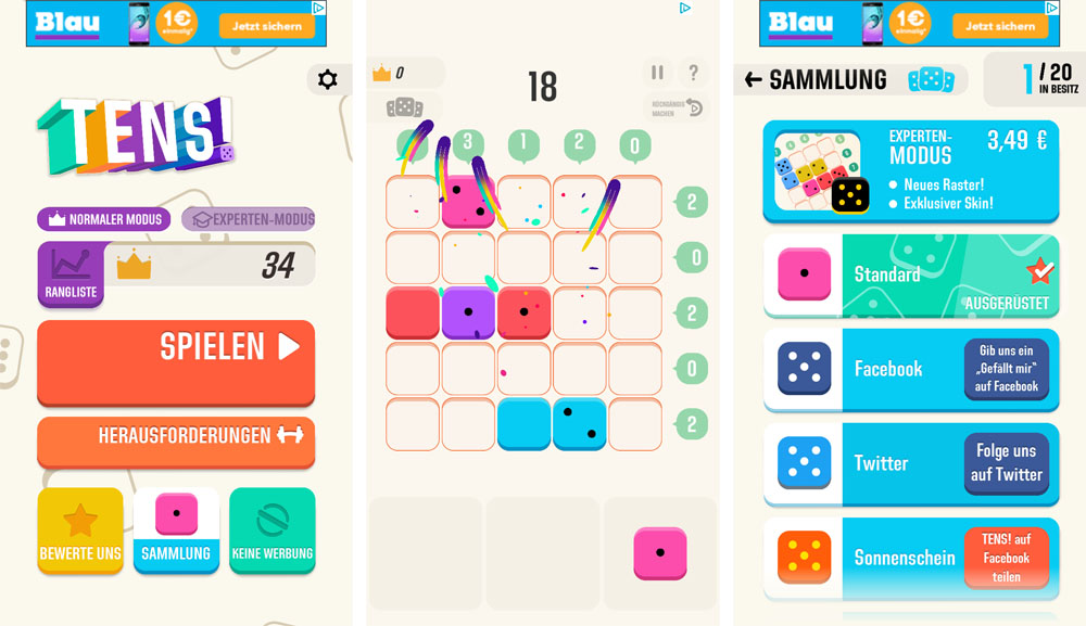 TENS!: Neues Gratis-Zahlenpuzzle wartet mit kleinen Sudoku-Elementen auf