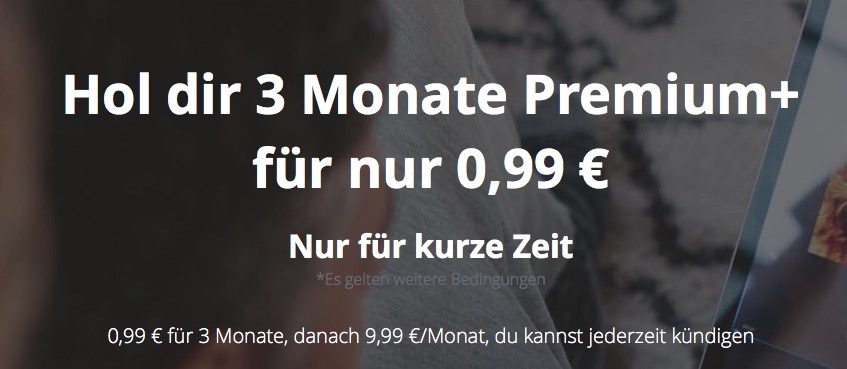 Jetzt aber: „Deezer Premium+“ 3 Monate für nur 99 Cent statt 30 Euro