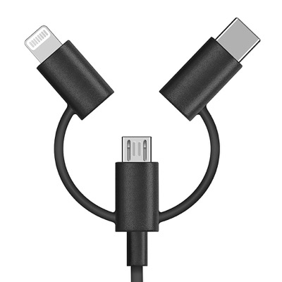 Tizi Schlitzohr: Neues 3-in-1-Ladekabel von Equinux vereint Lightning, USB-C und Micro-USB