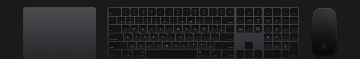 apple tastatur schwarz
