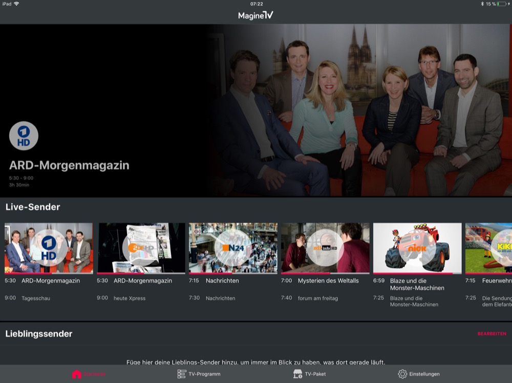 Magine TV: Streaming-App erhält überarbeitetes Design und verbesserte Navigation