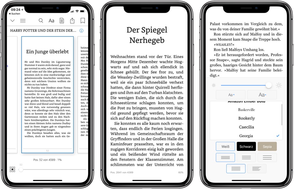 iOS-Icon von Amazon Kindle
