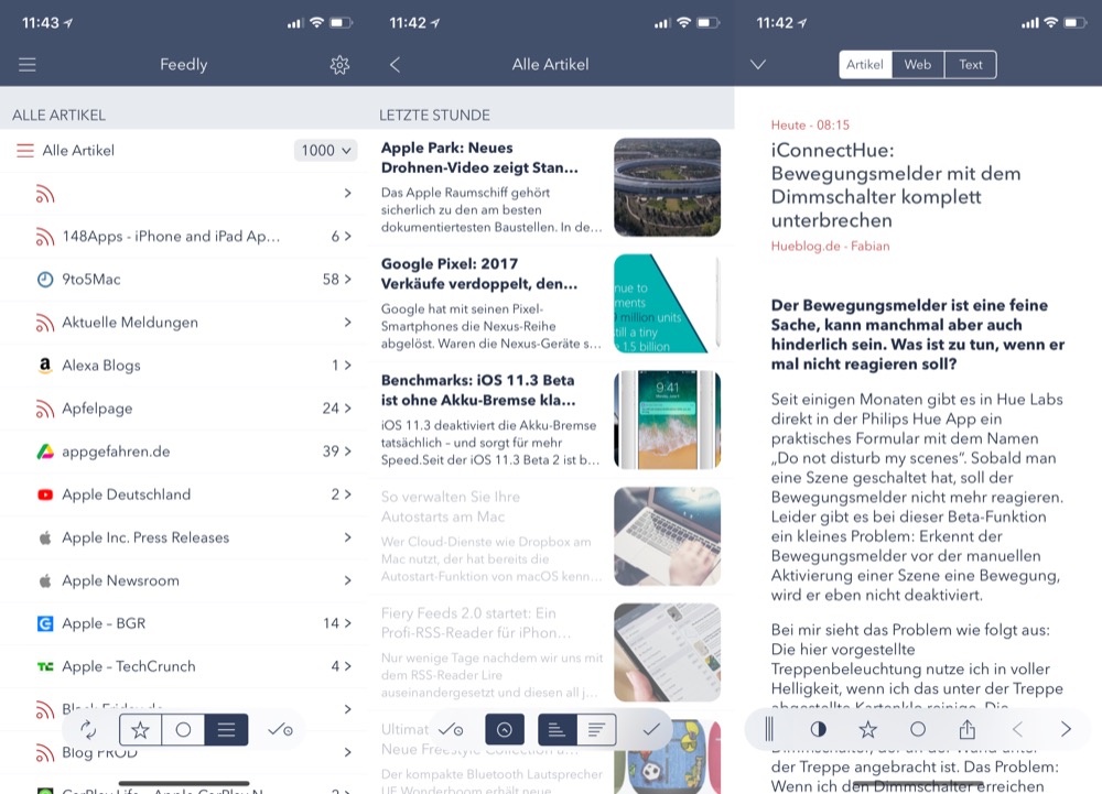Fiery Feeds: Überarbeiteter RSS-Reader bietet zahlreiche Optionen