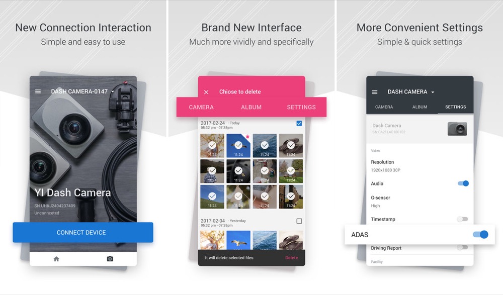 yi dashcam app