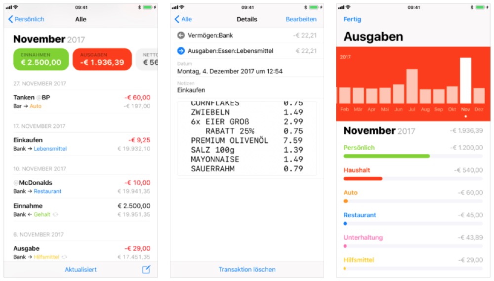 Finanzen 2: Private und betriebliche Buchhaltungs-App derzeit auf 7,99 Euro reduziert