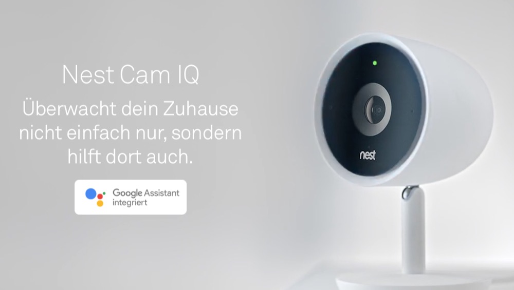 Nest Cam IQ wird zum Assistenten: Ab sofort mit Sprachsteuerung von Google ausgestattet