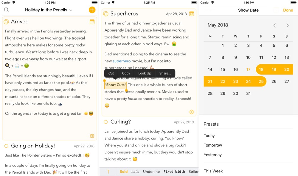 Agenda iphone