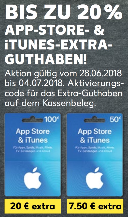 itunes kaufland
