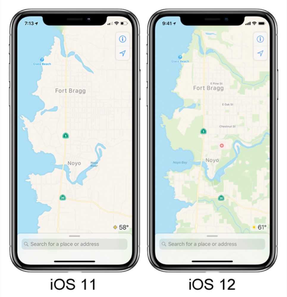 Apple Maps iOS 12