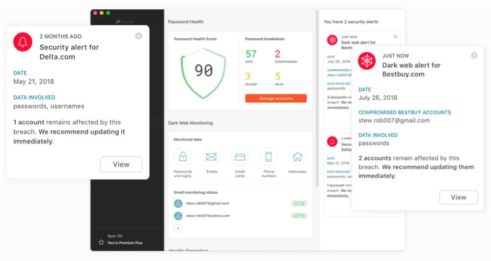 Dashlane 6: Neue Version des Passwort-Managers mit neuen Überwachungs-Optionen