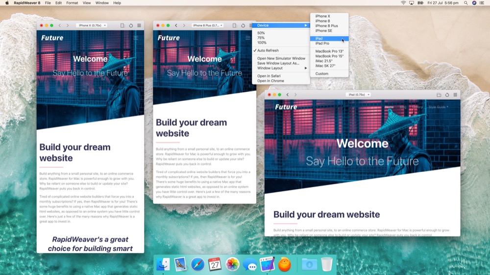 RapidWeaver für Mac: Website-Baukasten liegt ab sofort in Version 8.0 mit vielen Neuerungen vor