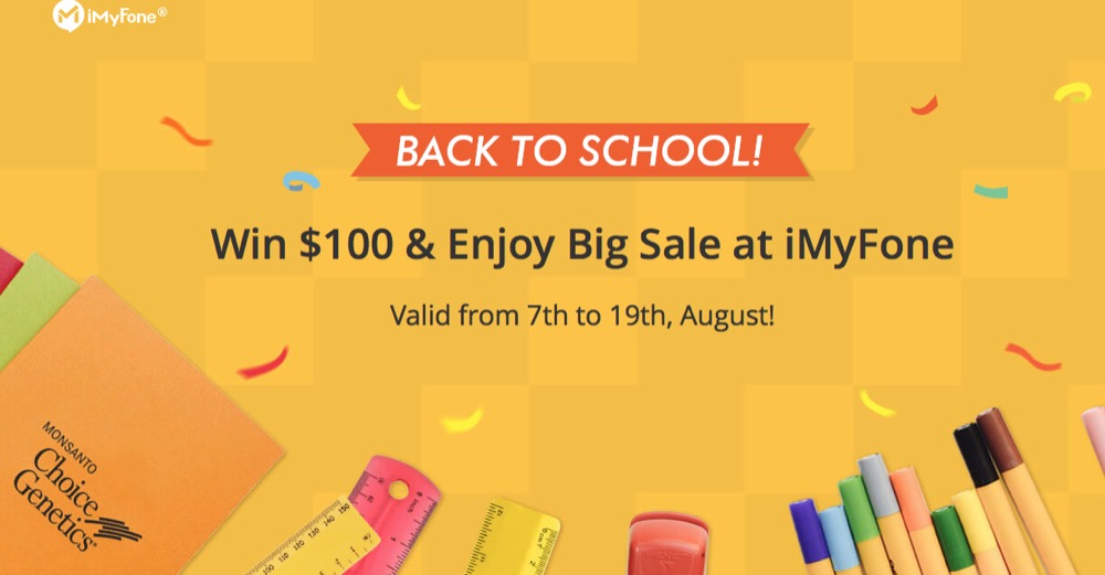 Back to School: iMyFone reduziert TunesMate, D-Back und Co & startet Gewinnspiel