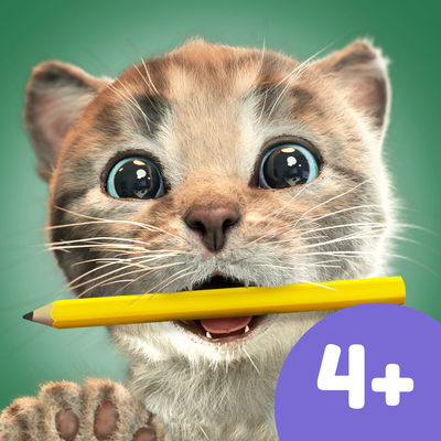 Kleines Kätzchen Vorschule: Diese App bereitet Kinder spielerisch auf den Schulstart vor