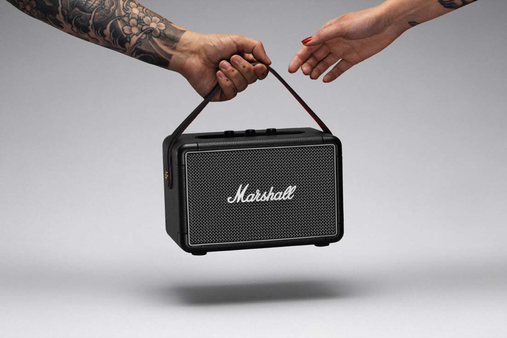 <span class="entry-title-primary">Marshall Kilburn II: Kraftvoller und ästhetischer Nachfolger des beliebten Bluetooth-Speakers</span> <span class="entry-subtitle">Nicht nur Freunde von Rockmusik kommen mit dem Marshall Kilburn II auf ihre Kosten.</span>