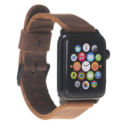 Solo Pelle Uhrenarmband Klassisches Vintage Leder Fur Die Apple Watch