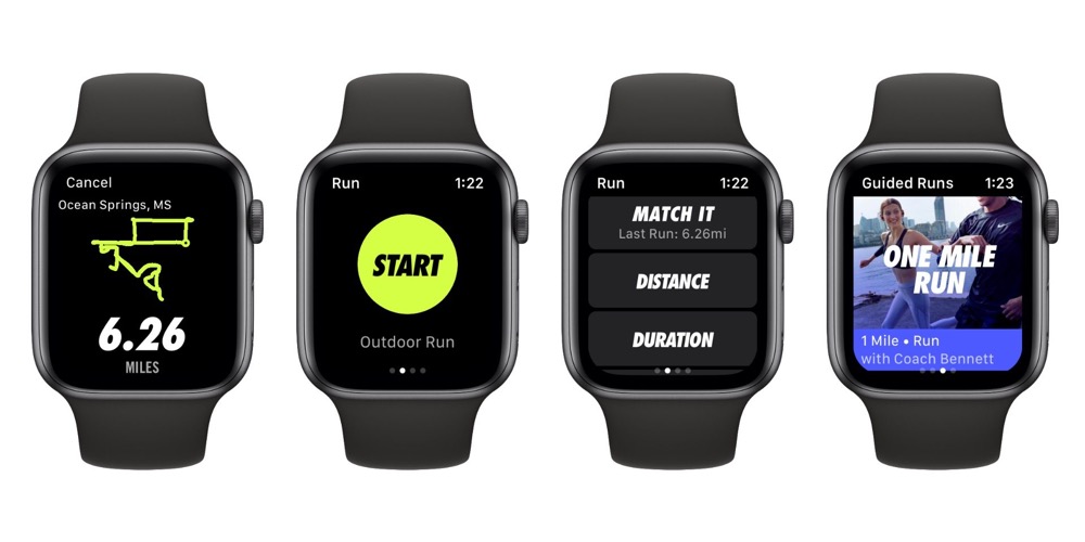 nike run coach on apple watch