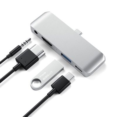Satechi USB-C Hub für das iPad Pro: Vier Anschlüsse für etwa 40 Euro