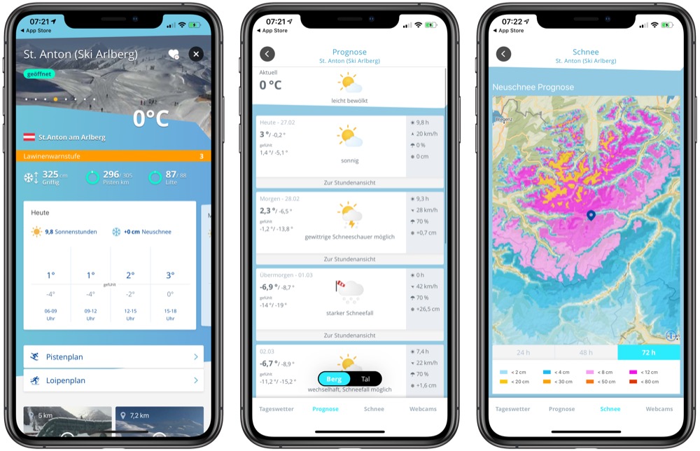 <span class="entry-title-primary">Snowthority: Kostenlose Ski-App zeigt jetzt noch mehr Wetterdaten an</span> <span class="entry-subtitle">Neues Update ist da</span>