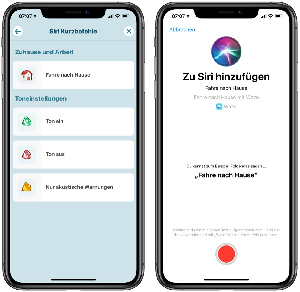 Hey Siri Fahre Nach Hause Navigations App Waze Reicht Siri