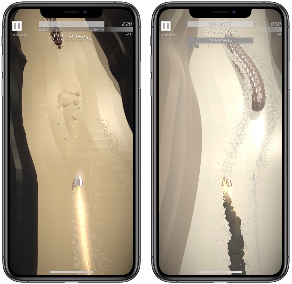 <span class="entry-title-primary">Scorcher: Radiangames bringt rasantes Spiel in den App Store</span> <span class="entry-subtitle">Mit einem Gleiter durch Canyon jagen</span>