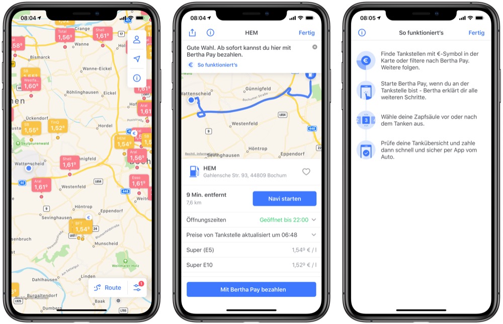 <span class="entry-title-primary">Bertha: Tank-App bietet ab sofort Bezahlfunktion</span> <span class="entry-subtitle">Direkt an der Zapfsäule bezahlen</span>